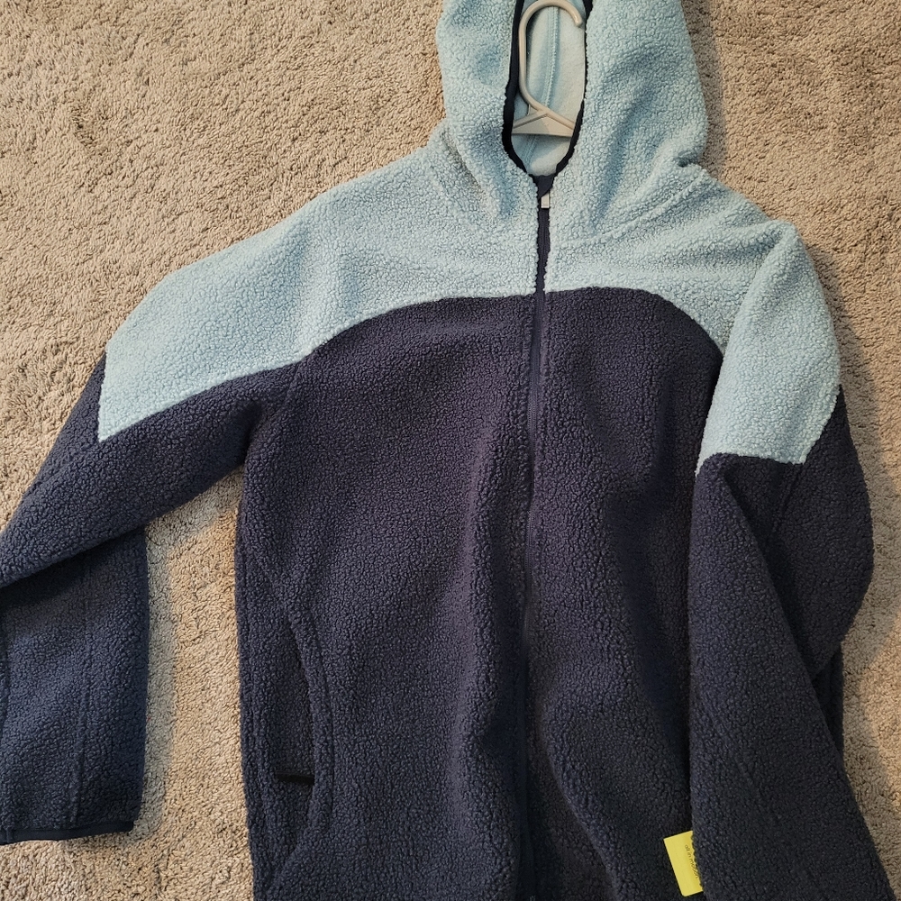 "All in Motion" full zip up sherpa jacket